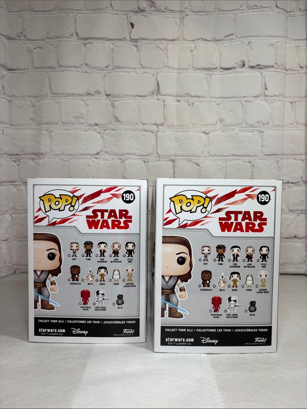 2 Funko Pop! Star Wars Rey a Vinyl Figures - Picture 6 of 13